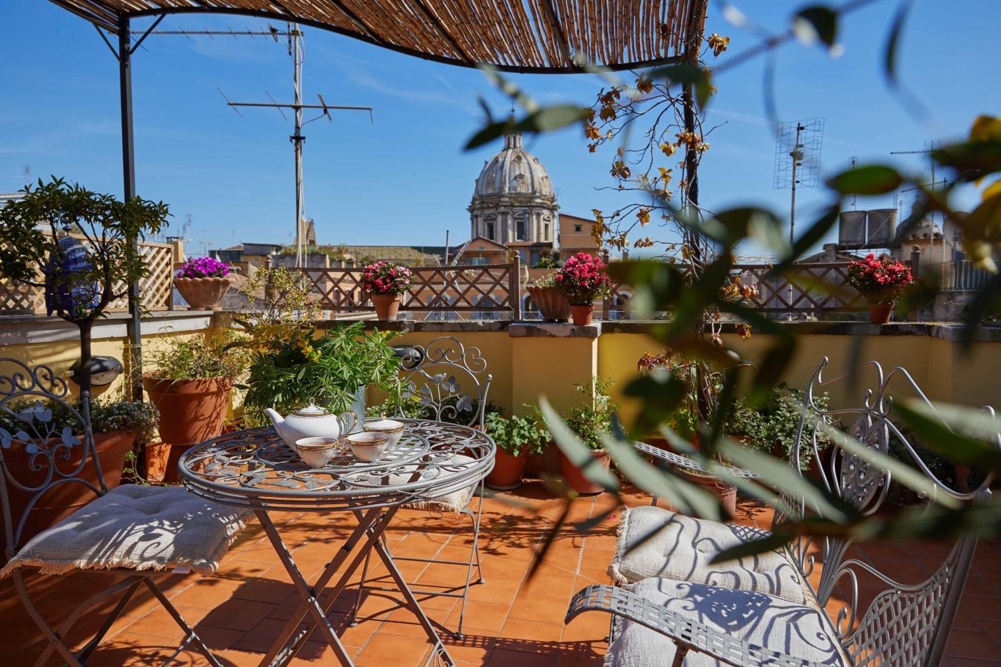 Trasteverehome - Attic Terrace Center Of Rome Baroque 외부 사진