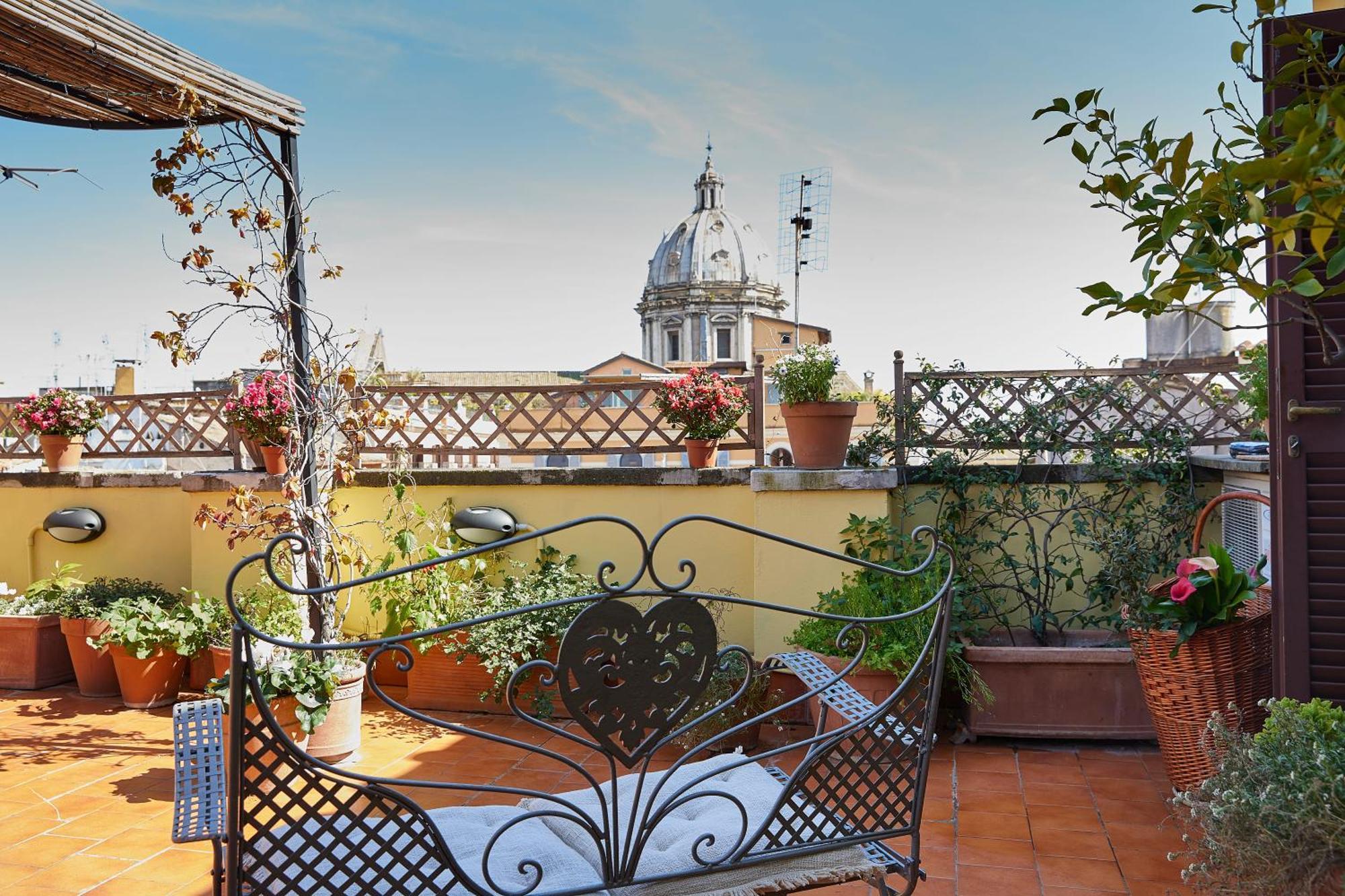 Trasteverehome - Attic Terrace Center Of Rome Baroque 외부 사진