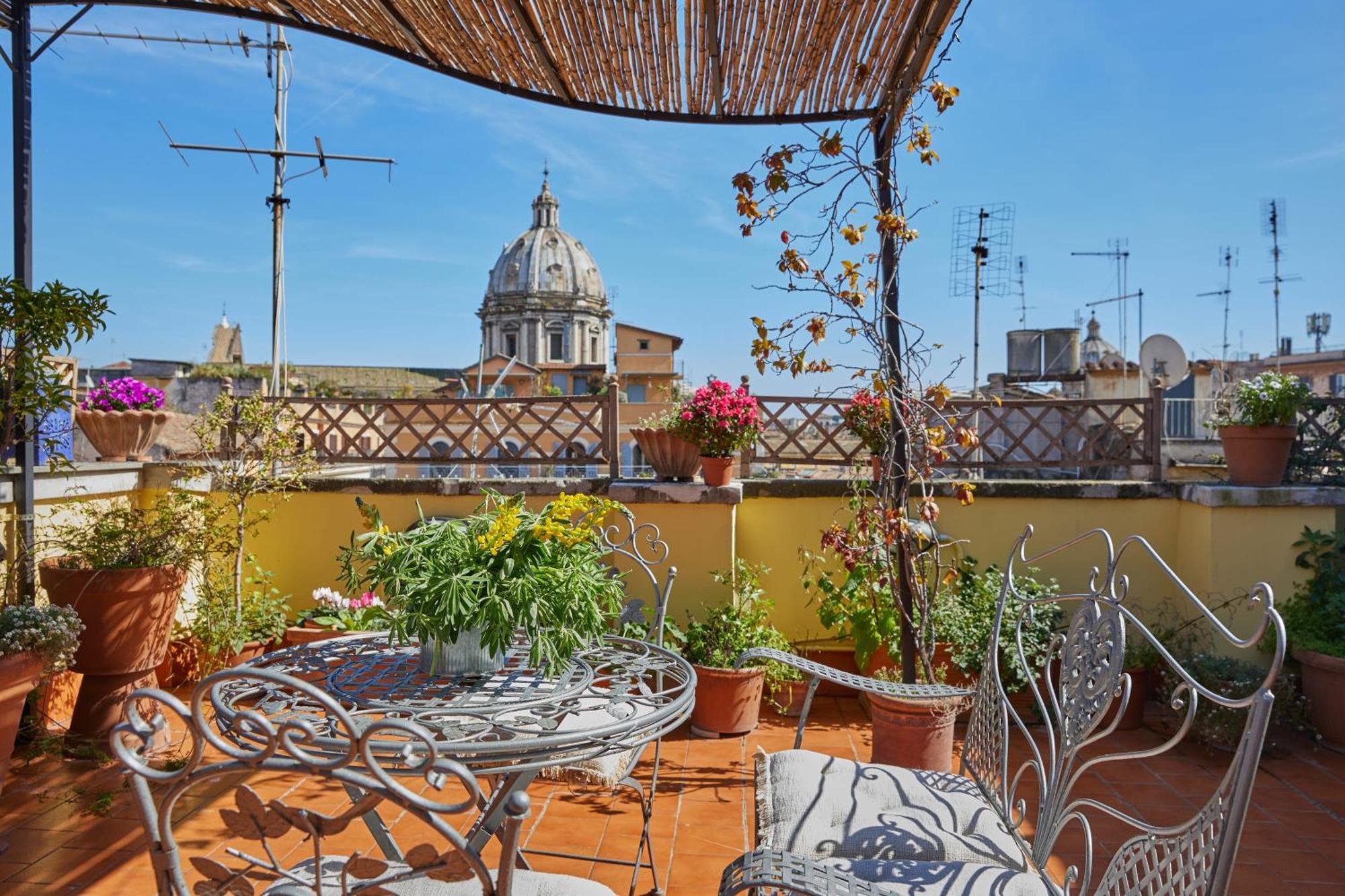 Trasteverehome - Attic Terrace Center Of Rome Baroque 외부 사진