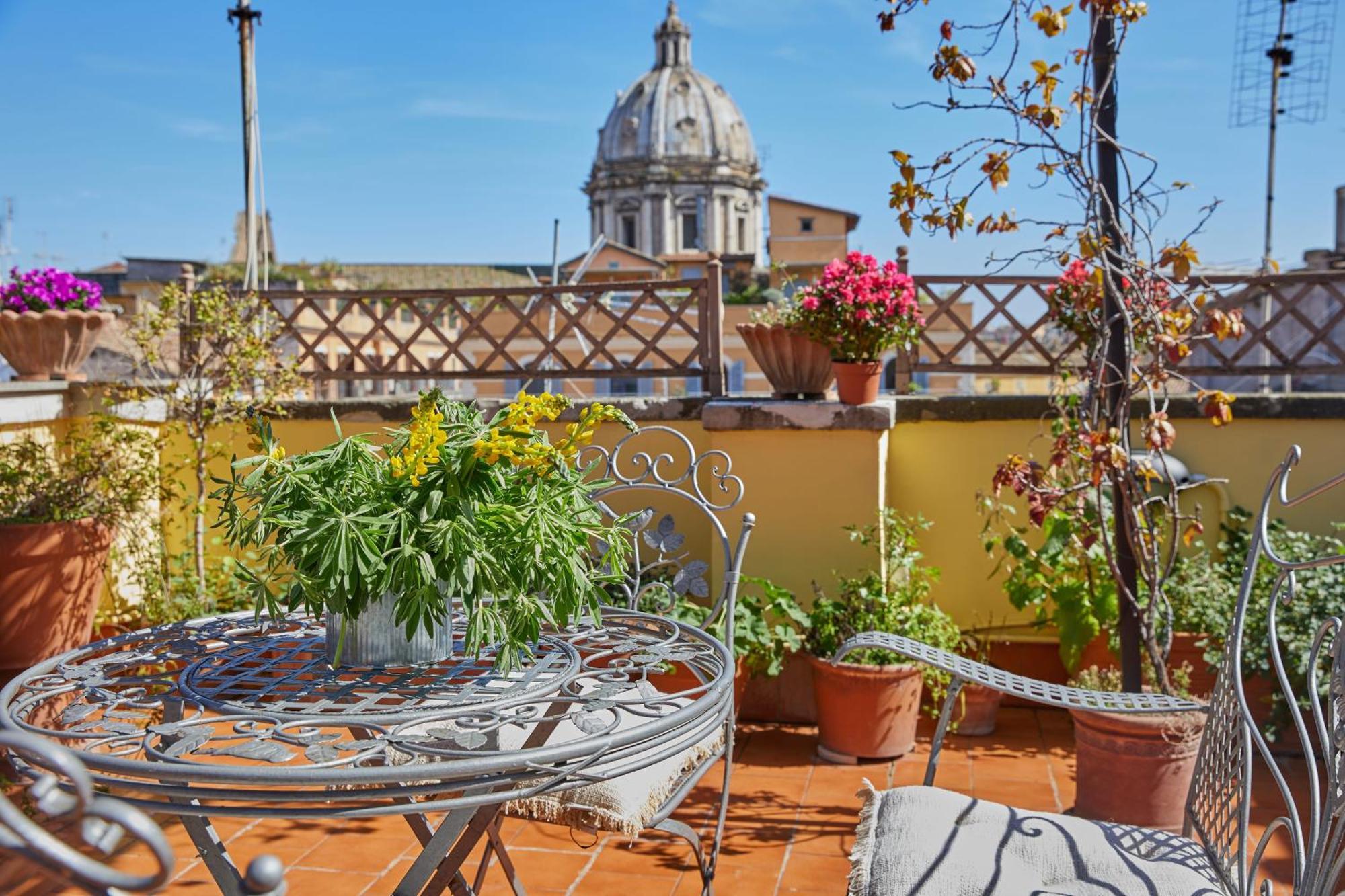 Trasteverehome - Attic Terrace Center Of Rome Baroque 외부 사진