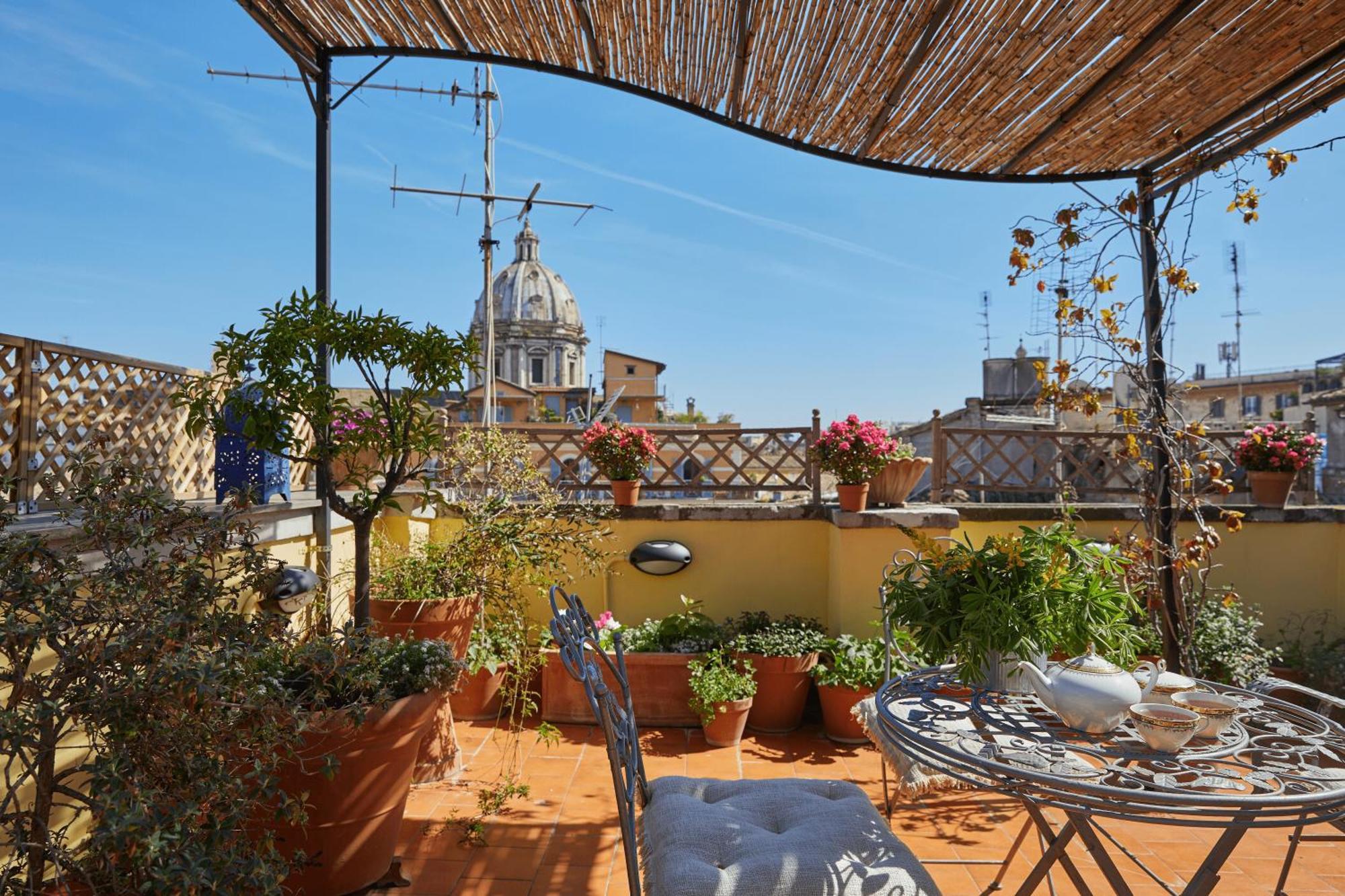 Trasteverehome - Attic Terrace Center Of Rome Baroque 외부 사진